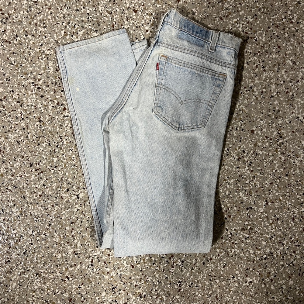 Vintage 90s Levi’s 505 Light Blue Jeans